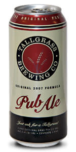 Tallgrass Brewing Company Pub Ale