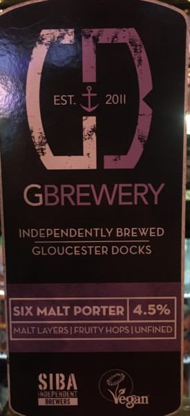 Gloucester Brewery Six Malt Porter