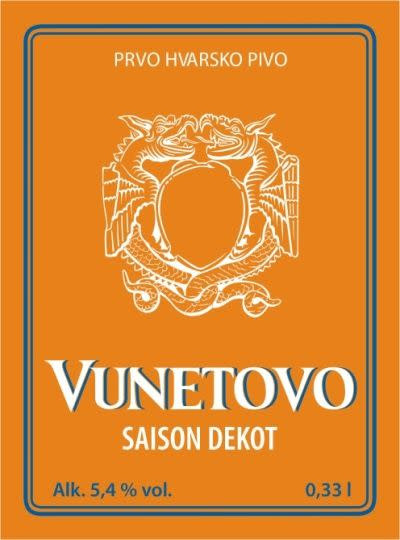 Vunetovo Craft Beer Saison Dekot