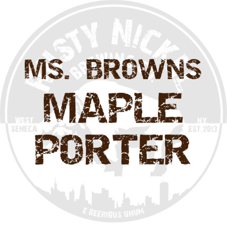 Rusty Nickel Brewing Company Ms. Brown's Maple Porter