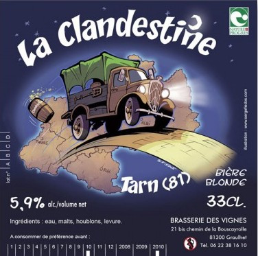 Brasserie des Vignes La Clandestine