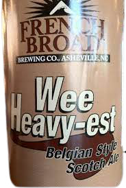 French Broad River Brewery Wee-Heavy-est Belgian Scotch Ale