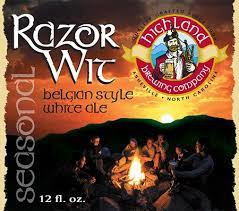 Highland Brewing Company Razor Wit