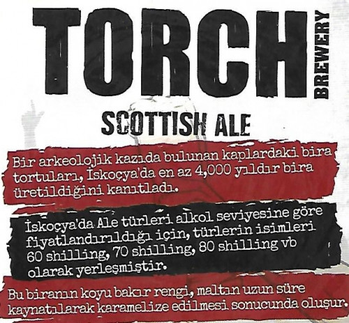 Torch Brewery Scottish Ale
