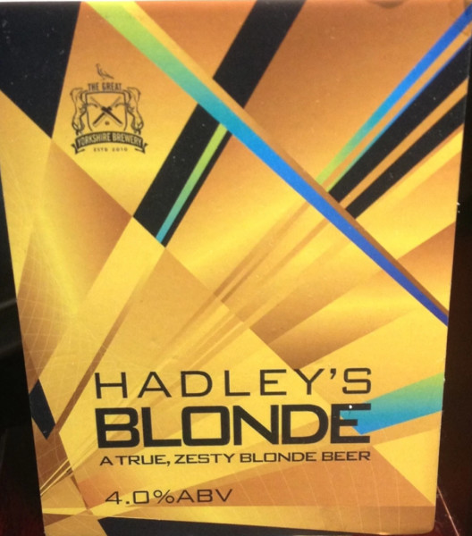 Great Yorkshire Brewery Hadley's Blonde