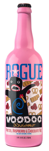 Rogue Ales & Spirits Voodoo Doughnut Pretzel, Raspberry, and Chocolate Ale