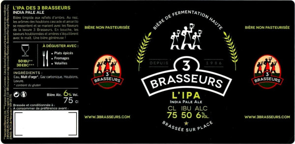 Les 3 Brasseurs L'IPA