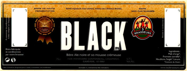 Les 3 Brasseurs Black IPA