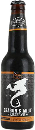New Holland Brewing Company Dragon's Milk Reserve: Rum Barrel-Aged Stout with Chocolate, Hazelnut & Toasted Coconut