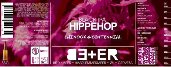 BE+ER Bierbrouwers / brewEd HippeHop Chinook & Centennial