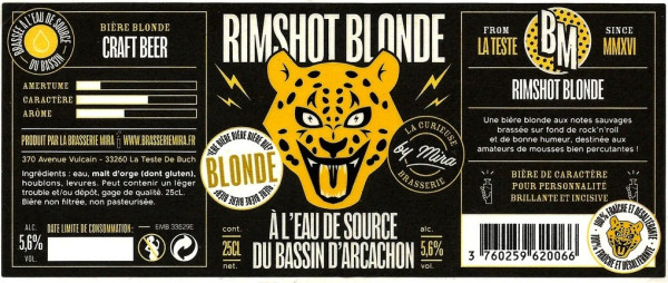 Brasserie Mira Rimshot Blonde
