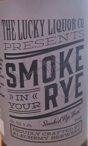 Alechemy Brewing Smoke In Your Rye