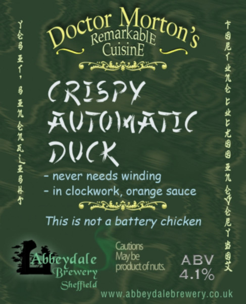 Abbeydale Brewery Doctor Morton's - Crispy Aromatic Duck