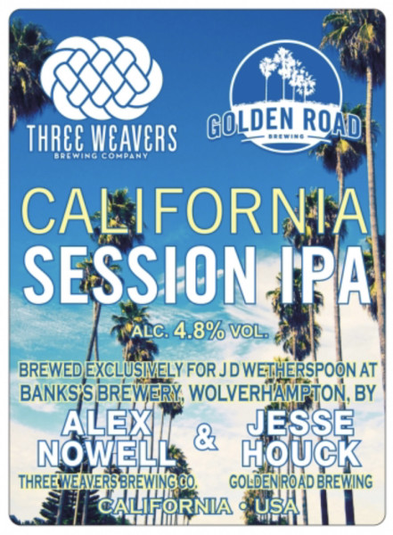 J D Wetherspoon California Session IPA