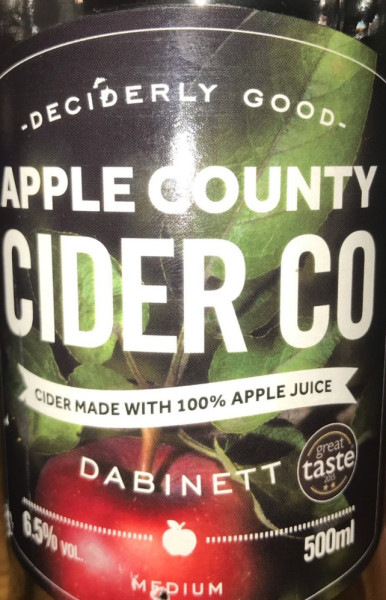 Apple County Cider Co Dabinett Medium Cider