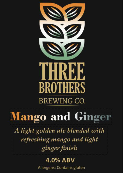 Three Brothers Brewing Co. Mango and Ginger