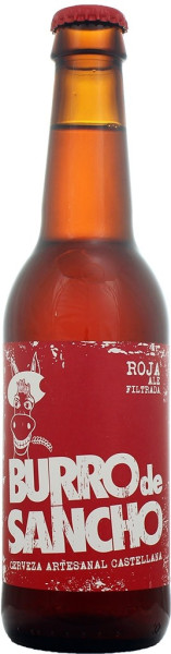 Cervezas La Sagra Burro de Sancho Roja