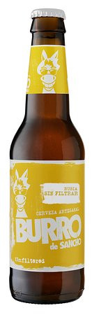 Cervezas La Sagra Burro de Sancho Rubia sin Filtrar