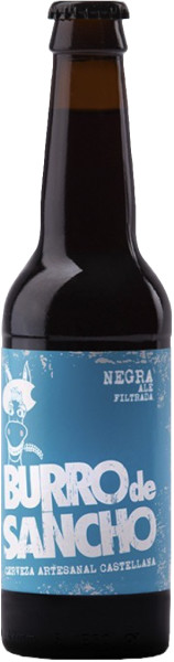 Cervezas La Sagra Burro de Sancho Negra