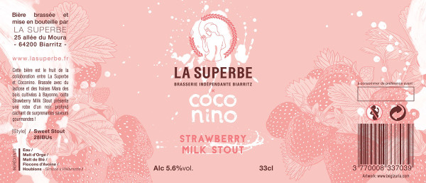 La Superbe Brew Co. Strawberry Milk Stout