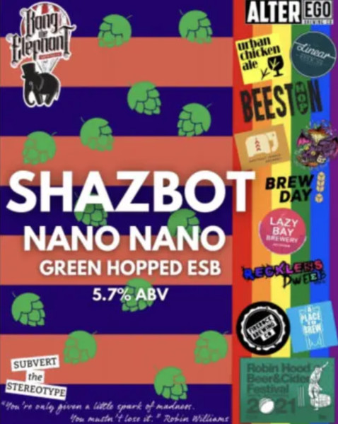 Bang The Elephant Brewing Shazbot Nano Nano