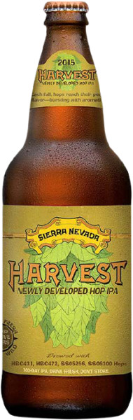 Sierra Nevada Brewing Company Harvest Newly Developed Hop IPA 2015
