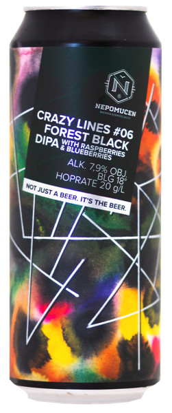 Nepo Brewing Crazy Lines #06 Forest Black DIPA With Raspberries & Blueberries