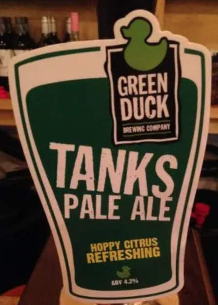 Green Duck Beer Co. Tanks Pale Ale