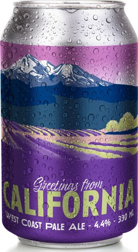 Hilden Brewing Co. Greetings from California