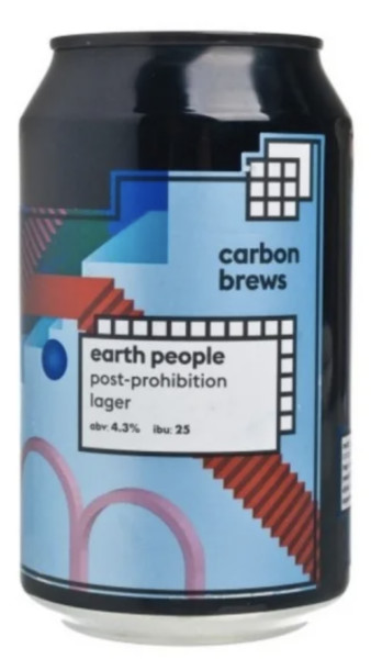 Carbon Brews Earth People Post-Prohibition Lager
