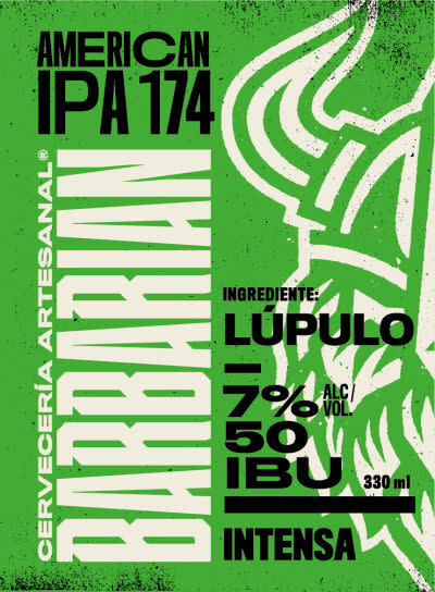 Cervecería Barbarian 174 IPA