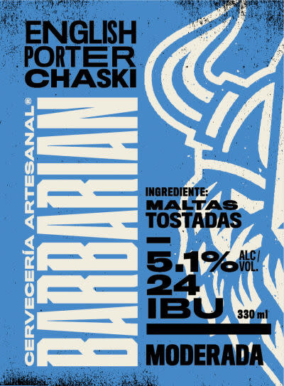 Cervecería Barbarian Chaski Porter