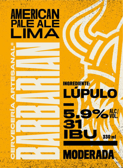 Cervecería Barbarian Lima Pale Ale