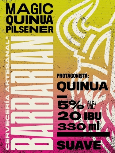 Cervecería Barbarian Magic Quinua Pilsener