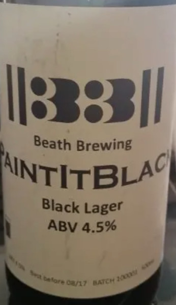 Beath Brewing Paint It Black