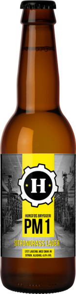 Hunsfos Bryggeri PM1 Sitrongrass Lager