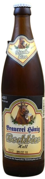 Brauerei Hönig Bockbier Hell
