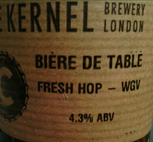 The Kernel Brewery Bière De Table - Fresh Hop WGV