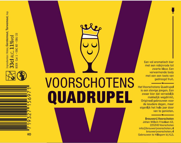 Brouwerij Voorschoten Voorschotens Quadrupel