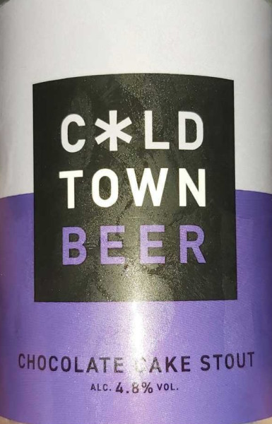 Cold Town Beer Chocolate Cake Stout