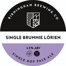Birmingham Brewing Company (UK) Single Brummie - Lórien
