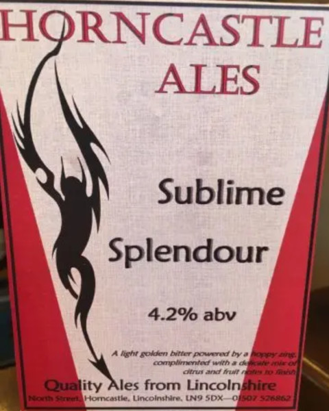 Horncastle Ales Sublime Splendour