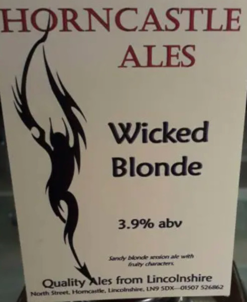 Horncastle Ales Wicked Blond