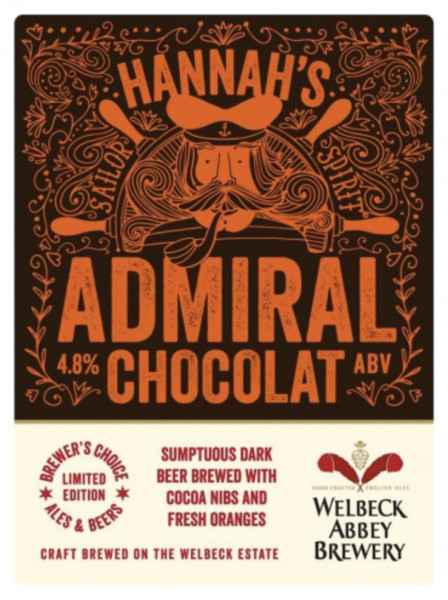 Welbeck Abbey Brewery Admiral Chocolat