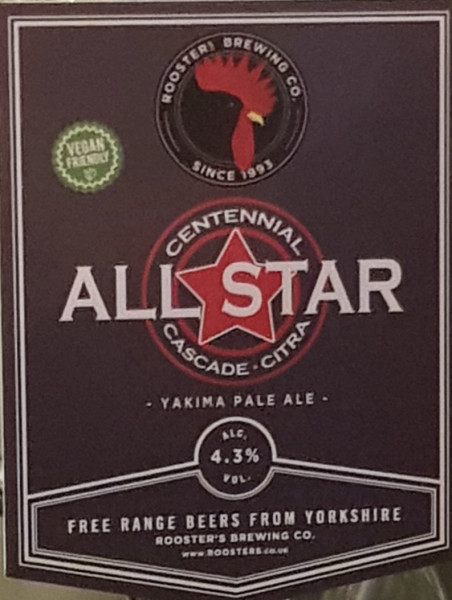 Roosters Brewing All Star