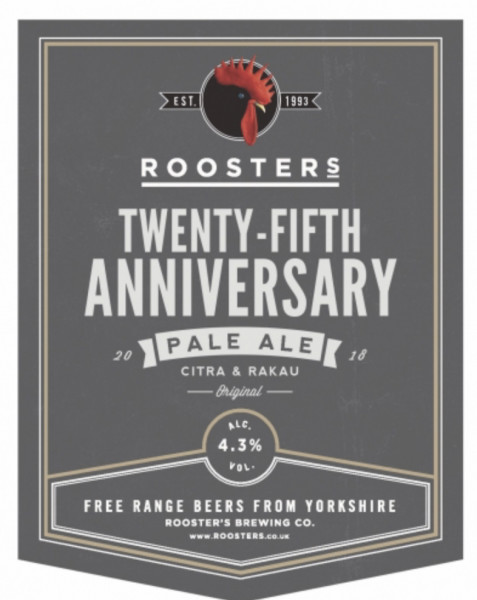Roosters Brewing Twenty Fifth Anniversary Pale Ale