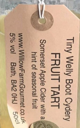Tiny Welly Boot Cidery Fruit Tart Cider