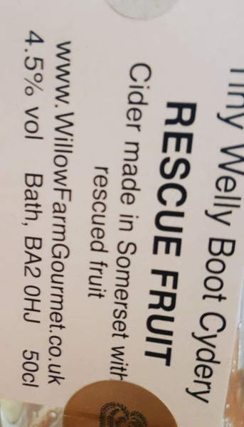 Tiny Welly Boot Cidery Rescue Fruit
