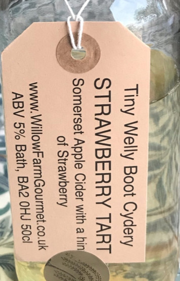Tiny Welly Boot Cidery Strawberry Tart