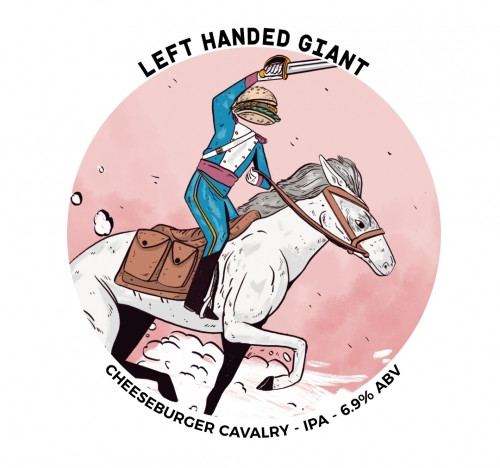 Left Handed Giant Brewing Co. Cheeseburger Cavalry